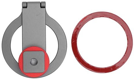 Pyltha Magnetische Handyhalterung, Cold Shoe Stativhalter, Faltbar und Flexibel für Smartphone, Aluminium - Stabile Montage, Vielseitig an Kamera und Stativ, Für Filmen und Musikvideos