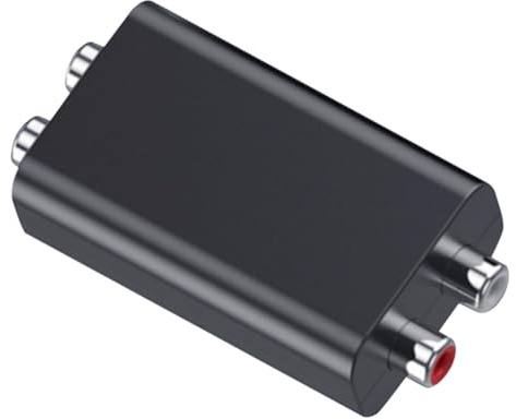 MERRYHAPY Ground Loop Noise Isolator Audio Signal Noise Filter Car Stereo Hum Audio Isolation Filter