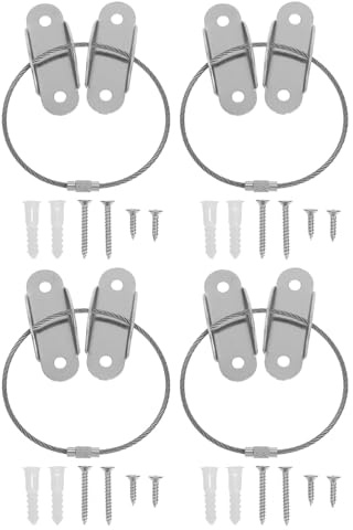 SOIMISS 4sets Falling Device Safety Straps for Boy Girl Furniture Metal Wall Anchors for Tip-over Prevention for Home Use