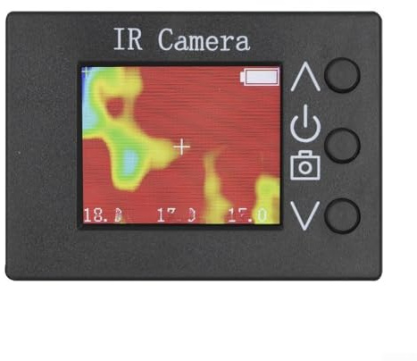 MLX90640 1 macchina fotografica termica infrarossa di Digital dello schermo LCD a 8 pollici, macchina fotografica di registrazione di immagini termiche della tasca per rilevazione della temperatura