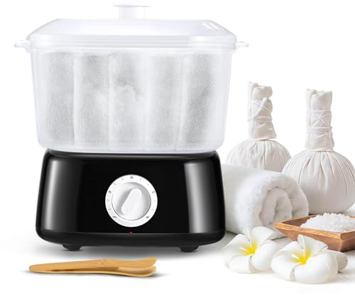 Cepolawa Calentador Toallas, Calentador de Toallas con Clip, Calentador Toallas Electrico de Gran Capacidad de 3L, Calentador de Toallas Estetica de Calentamiento Rápido para SPA, Uso Doméstico