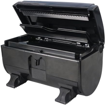 GOOHOCHY Automatic Black Tin Foil Cutter and Storage Box Made of Sturdy Abs Material, Hairdressing Tool for Professional Salon Use with Efficient Foil Cutting and Organizing Features