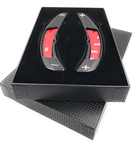H-Customs PDK Schaltwippen Shift Paddle aus echtem Carbon kompatibel mit Panamera Macan Cayenne 911 718 2015-2020