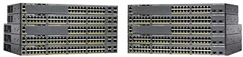 Cisco WS-C2960X-48LPD-L Catalyst 2960X-48LPD-L Switch (Manageded, 48 x 10/100/1000 (PoE+) + 2 x APIX+, Desktop, Rackmontage, PoE+ (überholt)