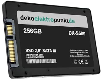 256GB SSD Disco rigido adatto per IBM Lenovo ThinkPad T61p (6466) (8897) | dekoelektropunktde Solid State Drive, interna, Ricambio compatibile, SATA3, 2,5