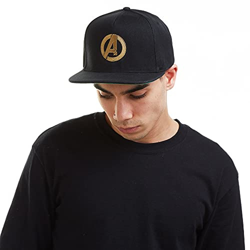 Marvel Herren Avengers Logo Baseball Cap Not Applicable, Schwarz (Black Blk), One Size