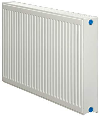 Belrad® Heizkörper Typ 33, weiß, mit Mittelanschluss 600x1600 | leistungsstarker Flachheizkörper, 8 Anschlüssen, Wandmontage, kompakt & energieeffizient, für Bad, Gäste-WC, Wohnzimmer