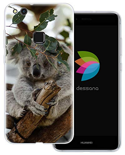 dessana Koala transparente Schutzhülle Handy Case Cover Tasche passend für Huawei P10 Lite Koala Beuteltier
