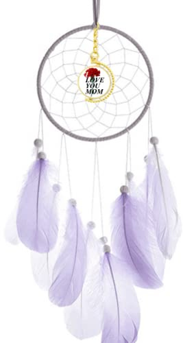 Carnation Mother Emotion Dream Catcher Wall Hanging Feather Decor