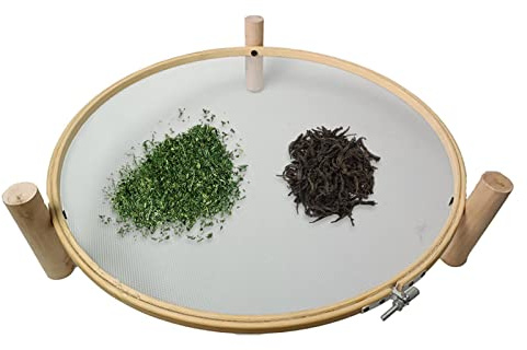 Yusheng Madera con Red para Alimentos | Estante Secado Hierbas Madera Malla,Red Secadora multipropósito Resistente para cogollos y Plantas hidropónicas con Soporte Resistente