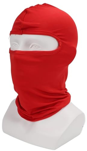 Agatige Gesichtshaube, Winter Sturmhaube Fahrrad, Rot Skimaske Outdoor Winter Staubdichte Vollgesichtsmaske Radfahren Kopfbedeckung Atmungsaktive Gesichtsbedeckung Skischal Für Männer Frauen