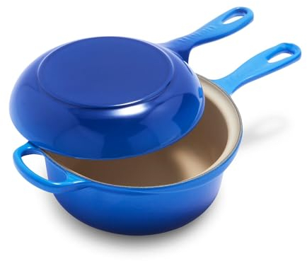 Le Creuset Poêle multifonction, 2,5 l, couleur exclusive : bleu azur