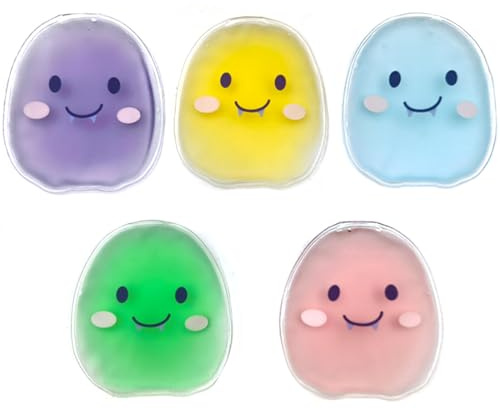 Boo Boo Heiß- und Kalt-Eisbeutel zur Schmerzlinderung, Lunchbeutel, wiederverwendbare Gel-Eisbeutel für Kinderverletzungen, Fieber, Weisheitszähne, müde Augen, Kopfschmerzen, Gel-Perlenwickel