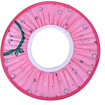 Toyvian Bonnet de shampooing pour bébé adulte - Bonnet de douche pour bébé - Visière de bain - Chapeau de douche pour bébé - Joli bonnet de douche en Tpe - Le cercle vert - Pour laver les cheveux de