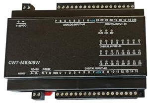 YUANFAHHH Adaptador Serial a Ethernet Controlador Remoto Modbus Ethernet CWT-MB308W 8AI+24DI RS485 RS232 (Color : I-V-E)