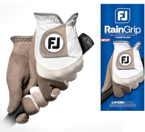 FootJoy Herren-Golfhandschuhe, RainGrip, 1 Paar
