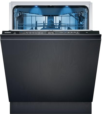 Siemens SX65EX12CE, iQ500 Lave-vaisselle intelligent, lave-vaisselle entièrement intégré, 60 cm, XXL, fabriqué en Allemagne, tiroir à couverts, extra silencieux, varioSpeed, ouverture de porte de