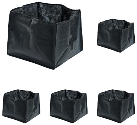 Oase 51203 Panier à Plantes Textile Carré 30 cm (Lot de 5)