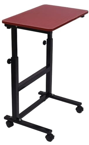 Tragbarer, höhenverstellbarer Rednerpult, 90 - 130 cm, Konferenz-Podium mit Rollen, professioneller Laptop-Ständer für einfache Bewegung und vielseitige Nutzung