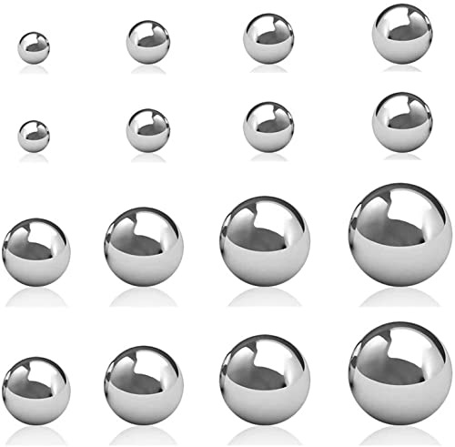 TADZKKIWM Lager Präzisionskugel 304 Edelstahlkugel Durchmesser 0,5 mm 1 mm – 10 mm Hochpräzise Lagerkugeln Glatte Kugel