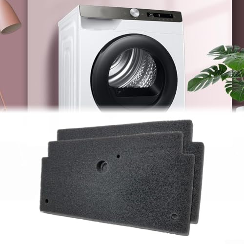 Replacement Sponge Filter Cartridge for Drum Dryers – 2-Pack, 292 x 142 mm, High-Density Washable Foam, Compatible with Most Vented & Condenser Tu