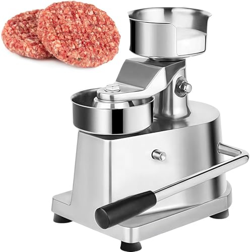 Macchina per hamburger, pressa per hamburger, in acciaio inox, per cucina domestica e barbecue, resistente per uso alimentare