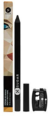 SUGAR Cosmetics Stroke of Genius Heavy-Duty Kohl Eyeliner Pencil - 05 Black Magic, 1.2 g
