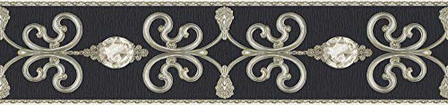 A.S. Création selbstklebende Bordüre Only Borders 10 Borte 5,00 m x 0,15 m metallic Made in Germany 369161 36916-1