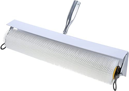 Spiked Screeding Compound Roller, 19x 1 Inch Remove Bubble Smooth Level Screed Surface Flooring Latex Self Levelling Spiked Compound Screed Floor Roller