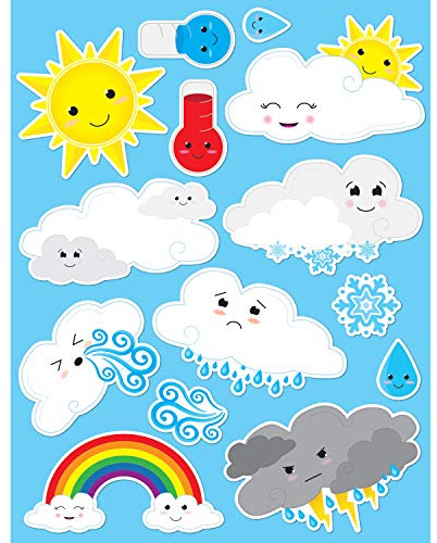Ashley Productions Die-Cut Magnets, Cute Weather