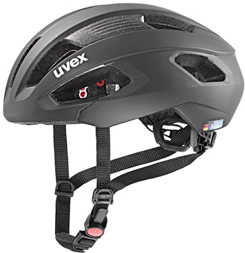 uvex rise cc - sicherer Performance-Helm für Damen und Herren - individuelle Größenanpassung - optimierte Belüftung - all black matt - 56-59 cm
