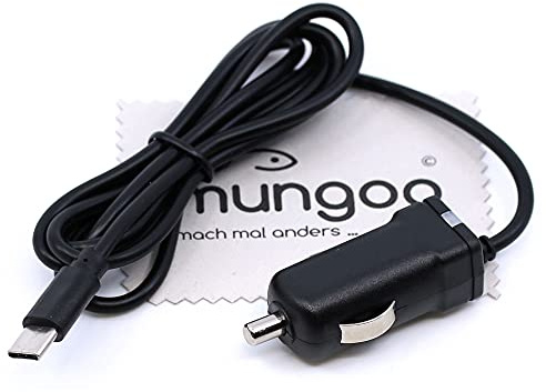 KFZ-Ladegerät für Samsung Galaxy A10e A11 A12 A20e A20 2.4A mit mungoo Tuch | KFZ-Ladegerät USB-C 2.4A, für Galaxy A10e/A11/A12/A20e/A20/A20s/A21/A30/A31/A40/A41/A42/A50/A50s/A51, mit mungoo Tuch
