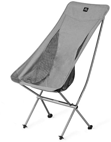 Naturehike Campingstuhl Tragbarer Faltstuhl Ultraleichter Klappstuhl mit Tragtasche,Leichtgewichtiger Angelstuhl Schnell Demontage und Montage,zum Camping Picknic Outdoor