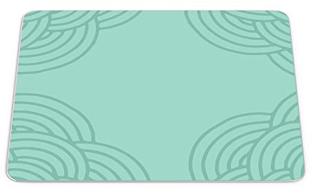 Bonamaison, Alfombrilla Rectangular para ratón con Estampado Digital, Base Antideslizante, para Oficina y hogar, tamaño: 22 x 18 cm