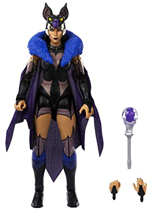 Masters of the Universe Masterverse Action Figure Sorceress Evil-Lyn, Deluxe Collectible with Magic Scepter Accessory & Swappable Hands, MOTU Toy Gift​, HLB39