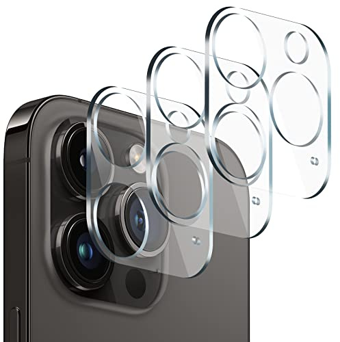 AIYEEN Camera Lens Protector (3 Pack) Compatible with iPhone 13 Pro Max 6,7 & iPhone 13 Pro 6,1 Camera Lens Cover Protection, HD Clear Anti-Scratch