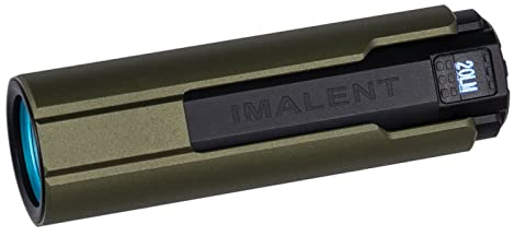 IMALENT LD70 Linterna Más Potente, 4,000 Lúmenes Linterna Portátil Recargable, Mini Linterna de Alto Rendimiento, con 5 Modos, IPX-8 Impermeable para Bicicleta, Camping (Verde Militar)