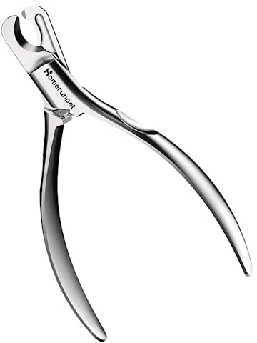 HomeRunPet Krallenschere Katzen aus Martensitstahl, Sichere & Solide Profi Nagelschere für Katzen Kleine Hunde mit Scharfer Klinge, rutschfeste Griffe, Einfach für Krallenpflege zu Hause