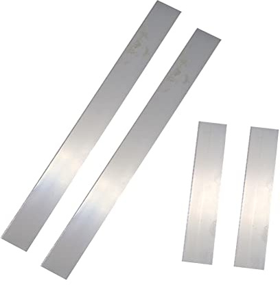 JIHUOO 4 Pcs Flexible Polymer Clay Cutters 8 Inch 4 Inch Carbon Steel Clay Slicer Blades Clay Cutting Slicing Tools for Shaping Modelling Sculpturing