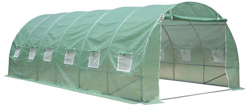 Serra Zelsius 600 x 300 x 200 cm | Stabile per Pomodori, Tenda in Foglio, per Giardino | Casa per Pomodori, Tenda per Piante, Letto Caldo
