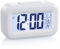 JIZZU Despertador Digital LCD, Reloj Despertador Digital, Despertador de Viaje con Función de Repetición, 12/24 Horas, Función de Temporizador, Funciona con Pilas para Dormitorio, Oficina