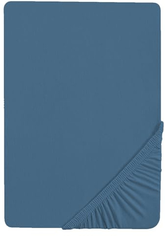roba Spannbettlaken 40 x 90-45 x 90 cm Seashells Indigo - Baby Bettlaken für Stubenwagen/Wiegen - Bio Baumwolle - GOTS und Oeko-Tex Standard 100 - Blau