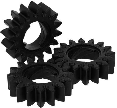 vhbw 3x Roue crantée compatible avec Briggs & Stratton 390838 démarreur, starter électrique pour Tondeuse à gazon - 4 cm rouage, 16 dents