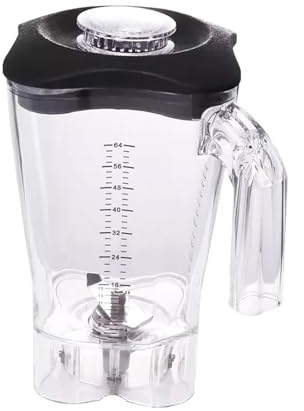 Vaso De Licuadora, Con Tapa De Cuchilla En La Parte Inferior, Compatible Con Hamilton Beach HBH550/650/850, Reemplazo Del Tanque Del Contenedor Del Exprimidor De La Trituradora De Hielo De La Licuador