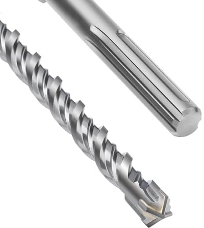 MOXPIFY SDS Max Drill Bit 20mm x 800mm, Concrete Drill with 4 Carbide Cutting Edges and Double Helix, Hammer Drill Bit for Concrete, Stone, Natural Stone, Brick Wall