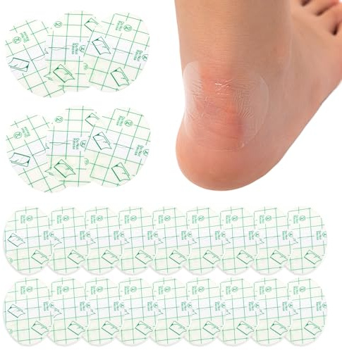 60PCS Unsichtbare Fersenpolster, 2025 Neu Fersenpolster Schuhe, Self-Adhesive Invisible Heel Anti-Wear Sticker Wasserdicht Heel Protector Pads Fersenschutz Fersenkissen Gel Gegen Reibung Blasen (60)