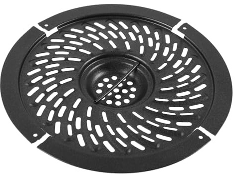 DOITOOL Air Fryer Grill Pan Replacement Tray 6.10 Inch Non-Stick Crisper Plate for Even Cooking Chicken Vegetables Pizza BBQ Accessories