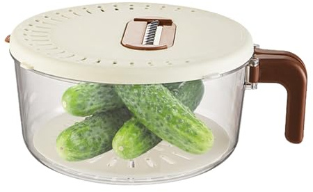 Cestello Scolapiù per Frutta - Colino a Doppio Strato per Verdure - Contenitore per Alimenti con Manico Pieghevole e Cesto di Scolatura per Cucina all'Aperto, Barbecue, Insalata, Preparazione