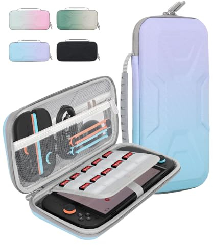 Carrying Case for Nintendo Switch 2(2025) Compatible with Console & Accessories Game,Shockproof Protective Hard Shell,Portable & Durable Large Capacity Storage Travel Case (Purple Gradient)