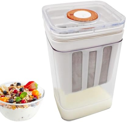 Colador De Yogur - Cesta Coladora De Arroz | Colador De Malla Reutilizable De 1100ml Para Té, Miel, Arroz, Salsa, Café, Cocina, Alimentos, Sobras, Colar Y Servir